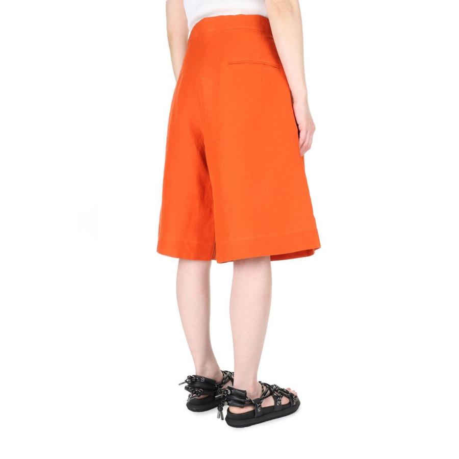 【P5倍 / SALE】LINEN SHORTS -Orange (21SS-13-H) Jun Mikami(ジュンミカミ) | JUN MIKAMI | 02