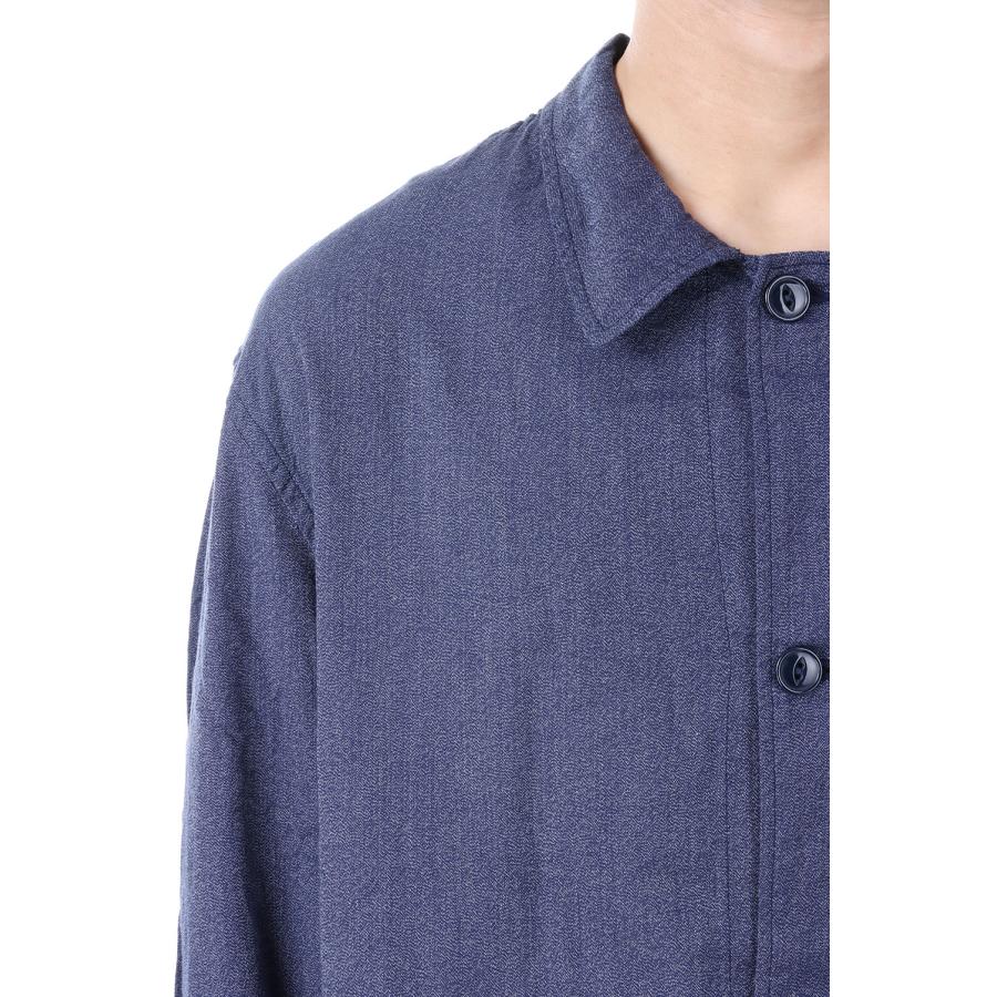 【P5倍 / SALE】COVERT CHAMBRAY WORK JACKET - NAVY (GL15048) Gold(ゴールド) | GOLD | 03