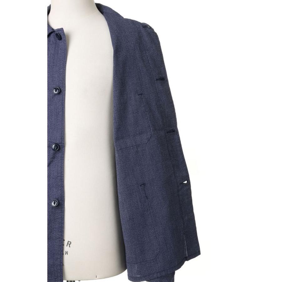 【P5倍 / SALE】COVERT CHAMBRAY WORK JACKET - NAVY (GL15048) Gold(ゴールド) | GOLD | 05