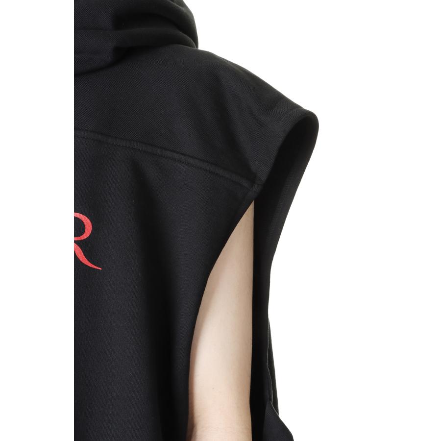 【P5倍 / SALE】WIRRWARR SLEEVELESS HOODIE(5A004-0422-18)-BLACK- John Lawrence Sullivan(ジョンローレンスサリバン) | JOHN LAWRENCE SULLIVAN | 06