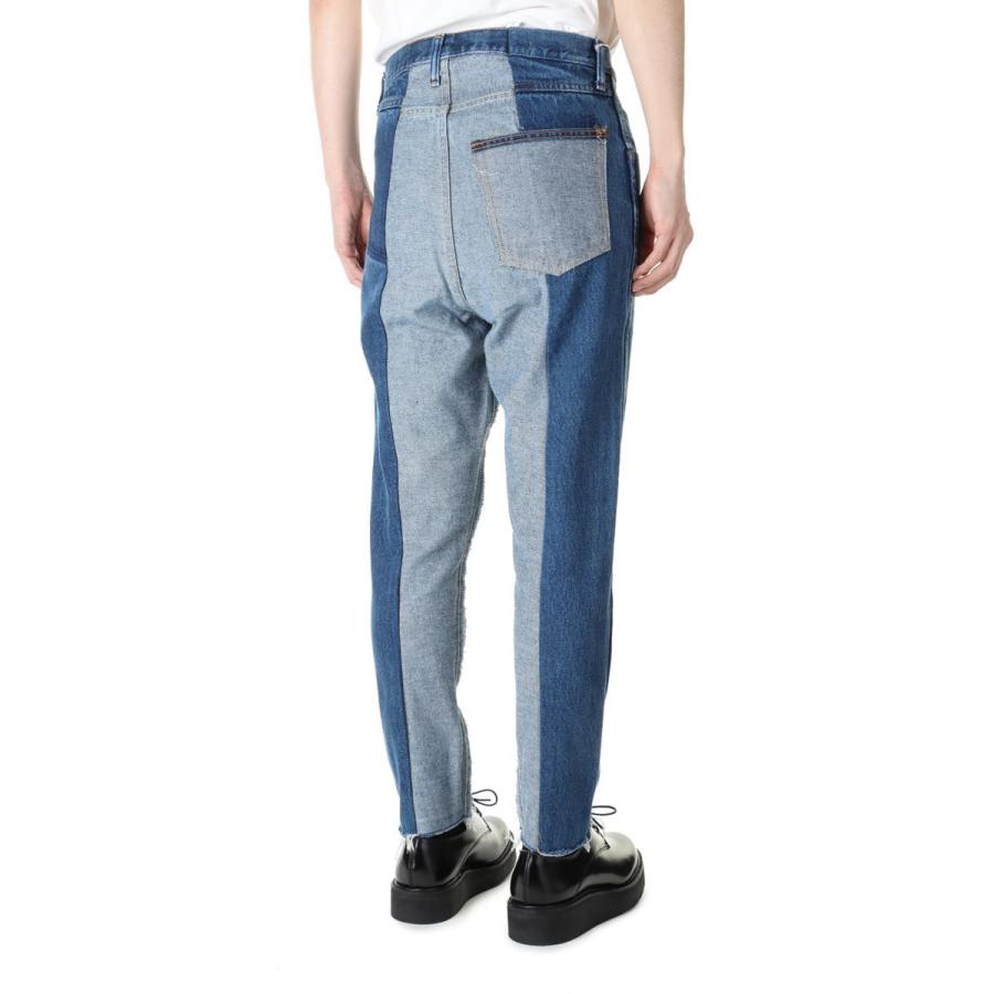 Turned over switching denim pants /Tapered-BLUE-30size(cm22ss-17) 77circa -Men-(ナナナナサーカ) | 77circa | 02