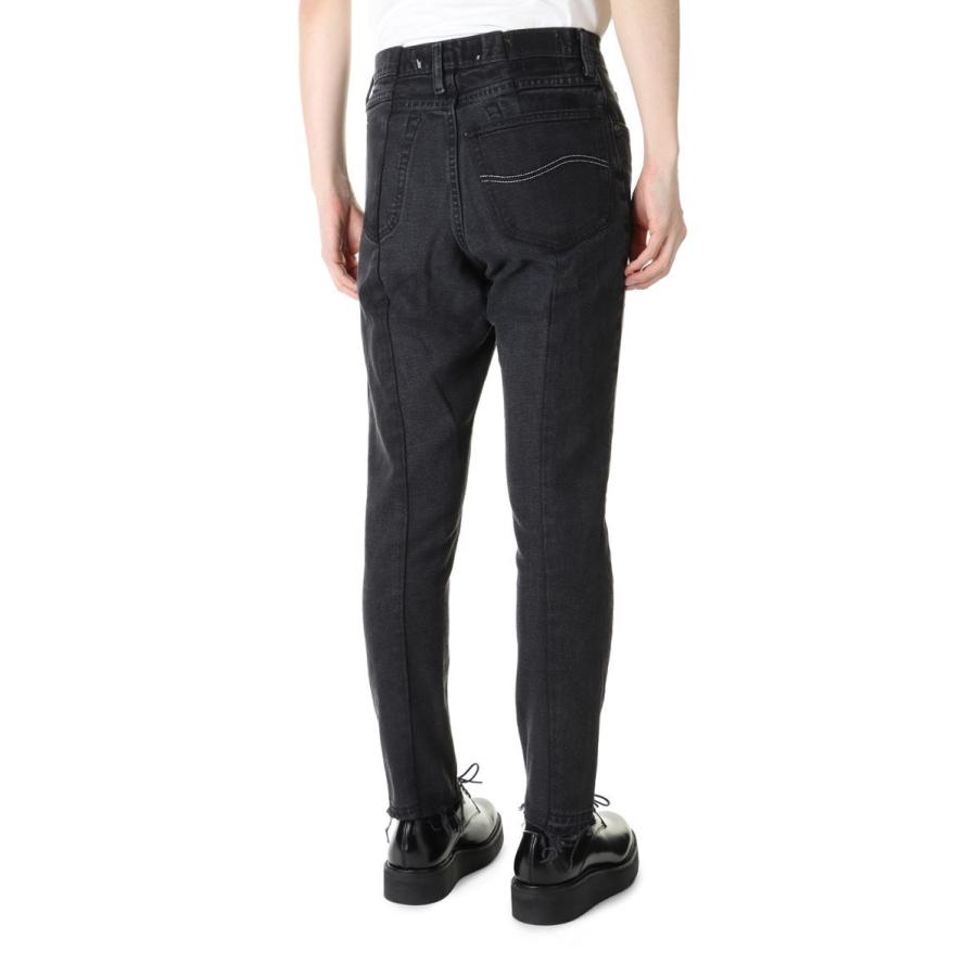 【P5倍 / SALE】Turned over switching denim pants /Tapered-BLACK-32size(cm22ss-17) 77circa -Men-(ナナナナサーカ) | 77circa | 02