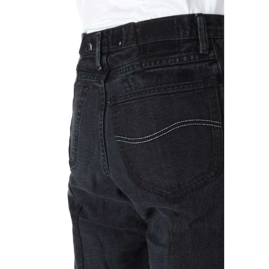 【P5倍 / SALE】Turned over switching denim pants /Tapered-BLACK-32size(cm22ss-17) 77circa -Men-(ナナナナサーカ) | 77circa | 04