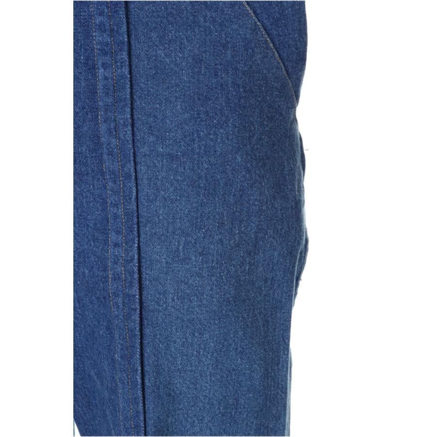 【P5倍 / SALE】Center fold seam denim slacks-BLUE-30size(cm22ss-18) 77circa -Men-(ナナナナサーカ) | 77circa | 04