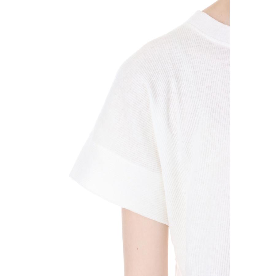 【P5倍 / SALE】roll-up sleeve T white(17RCSTOP-15C) Bluebird Boulevard(ブルーバードブルバード) | BLUEBIRD BOULEVARD | 03