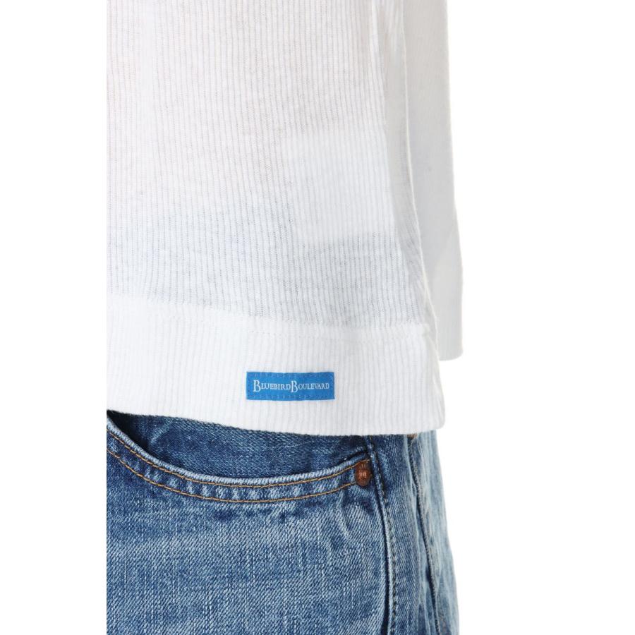【P5倍 / SALE】roll-up sleeve T white(17RCSTOP-15C) Bluebird Boulevard(ブルーバードブルバード) | BLUEBIRD BOULEVARD | 04