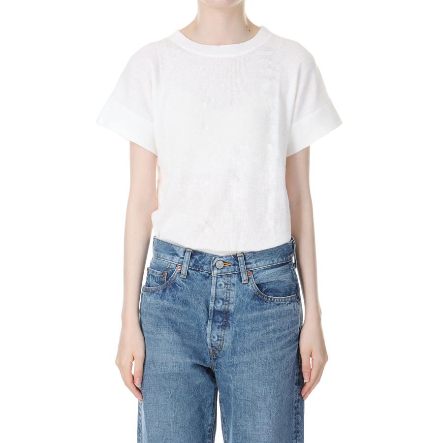 【P5倍 / SALE】roll-up sleeve T white(17RCSTOP-15C) Bluebird Boulevard(ブルーバードブルバード) | BLUEBIRD BOULEVARD | 05