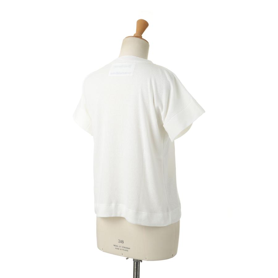 【P5倍 / SALE】roll-up sleeve T white(17RCSTOP-15C) Bluebird Boulevard(ブルーバードブルバード) | BLUEBIRD BOULEVARD | 08