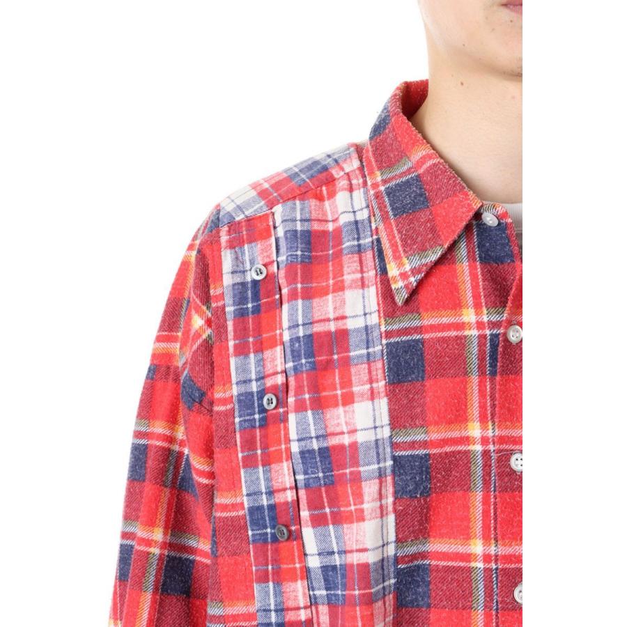 【P5倍 / SALE】Width adjustable shirt(cm22ss-03) 77circa -Men-(ナナナナサーカ) | 77circa | 03
