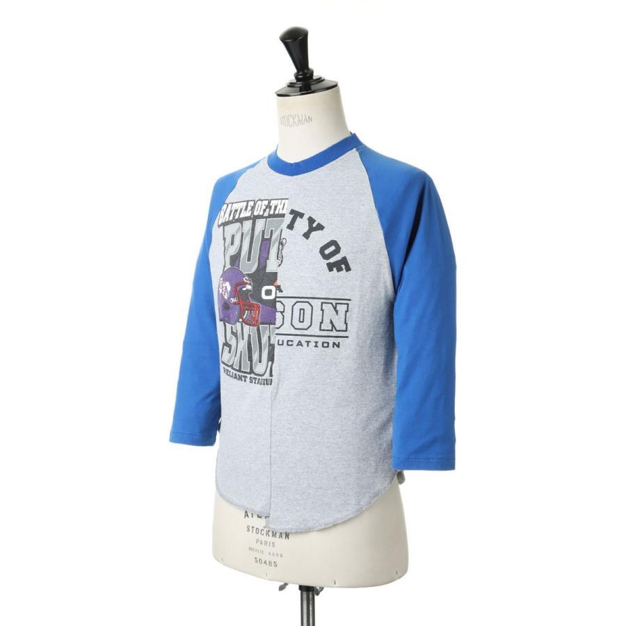 【P5倍 / SALE】Baseball top / Mens size-GRAY / BLUE(cc22ss-07) 77circa -Men-(ナナナナサーカ) | 77circa | 01