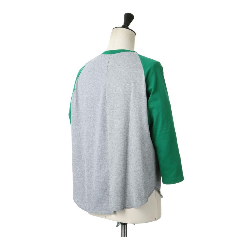 【P5倍 / SALE】Baseball top / Mens size-GRAY /GREEN(cc22ss-07) 77circa -Men-(ナナナナサーカ) | 77circa | 02