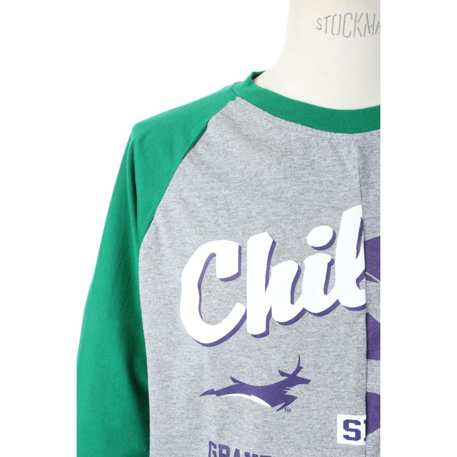 【P5倍 / SALE】Baseball top / Mens size-GRAY /GREEN(cc22ss-07) 77circa -Men-(ナナナナサーカ) | 77circa | 03