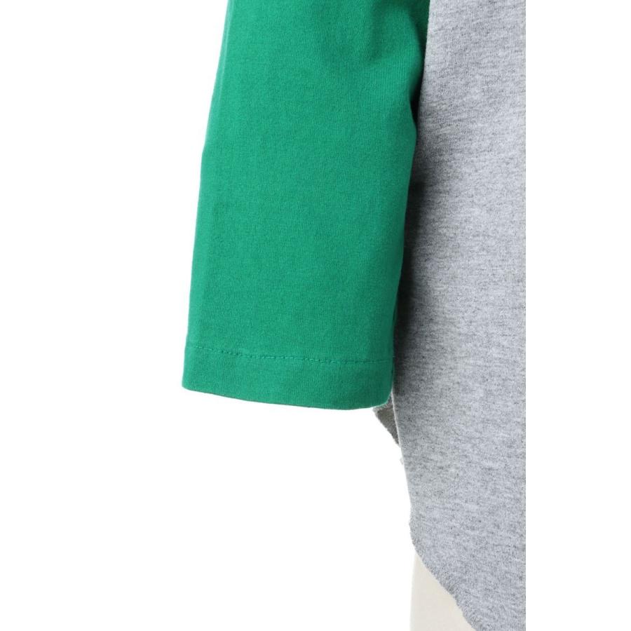 【P5倍 / SALE】Baseball top / Mens size-GRAY /GREEN(cc22ss-07) 77circa -Men-(ナナナナサーカ) | 77circa | 04