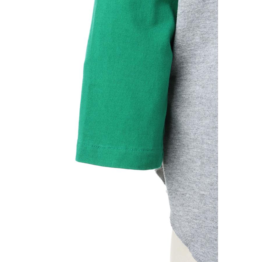 【P5倍 / SALE】Baseball top / Mens size-GRAY /GREEN(cc22ss-07) 77circa -Men-(ナナナナサーカ) | 77circa | 04