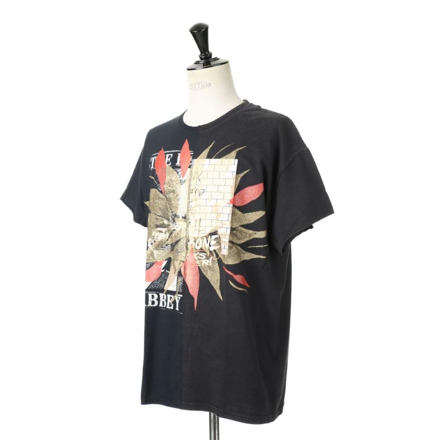 【P5倍 / SALE】Luster flower print top-BLACK-1(cm22ss-01) 77circa -Men-(ナナナナサーカ) | 77circa | 01