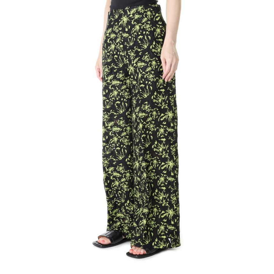 【P5倍 / SALE】Flower Lace Wide Pants -BLACK LACE(E22SS/P-02/02) EBONY(エボニー) | EBONY | 01