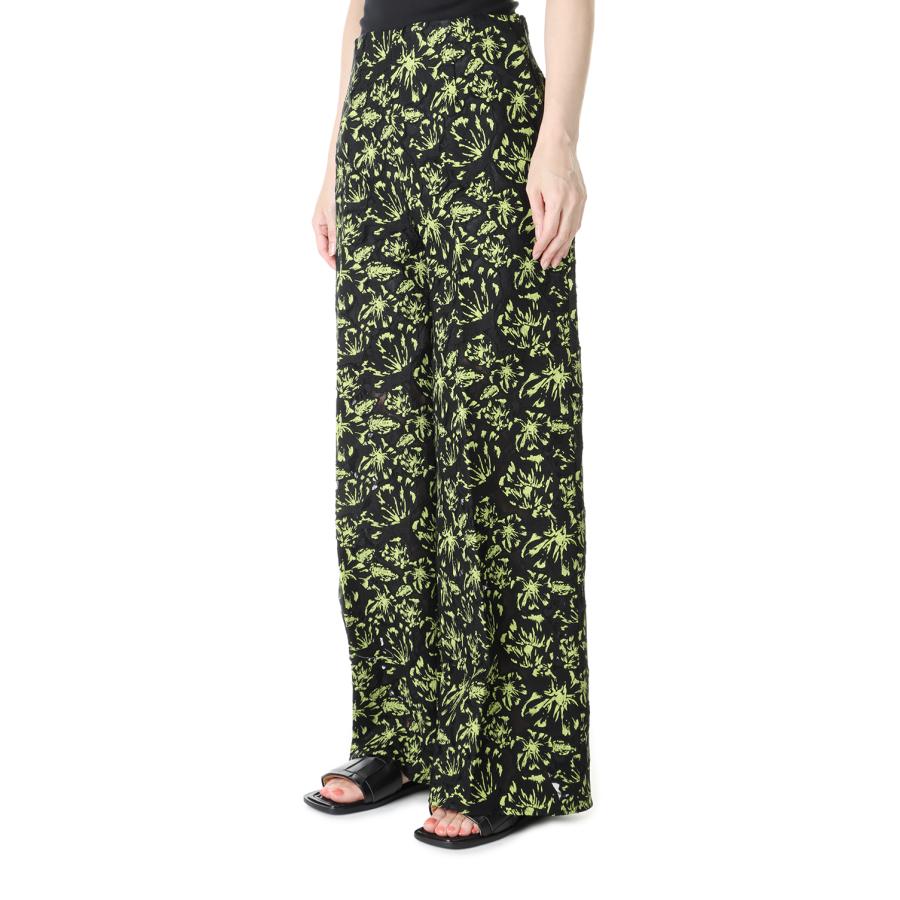 【P10倍】【SALE】Flower Lace Wide Pants -BLACK LACE(E22SS/P-02/02) EBONY(エボニー) | EBONY | 01