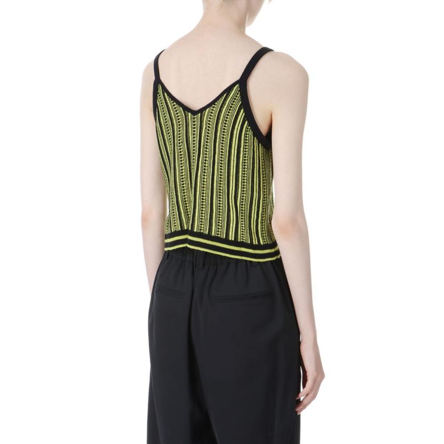 【P5倍 / SALE】Knit Camisole -YELLOW×BLACK(E22SS/T-04) EBONY(エボニー) | EBONY | 02