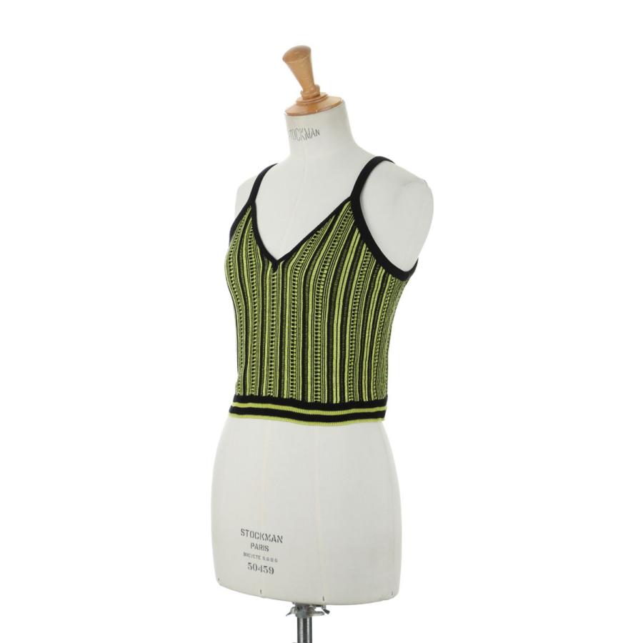 【P5倍 / SALE】Knit Camisole -YELLOW×BLACK(E22SS/T-04) EBONY(エボニー) | EBONY | 05