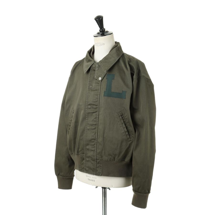 【P5倍 / SALE】DOUBLE COLLAR  VARSITY JACKET - OLIVE (22S-QGY5002) Quigley(キグリー) |  | 01