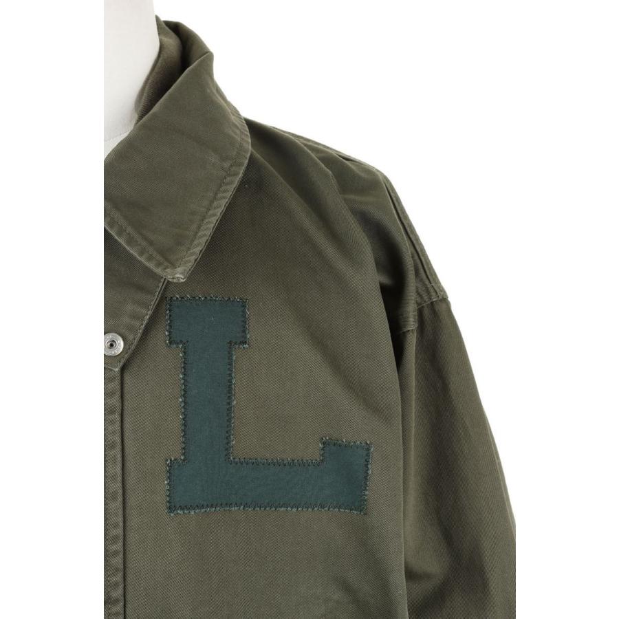 【P5倍 / SALE】DOUBLE COLLAR  VARSITY JACKET - OLIVE (22S-QGY5002) Quigley(キグリー) |  | 03
