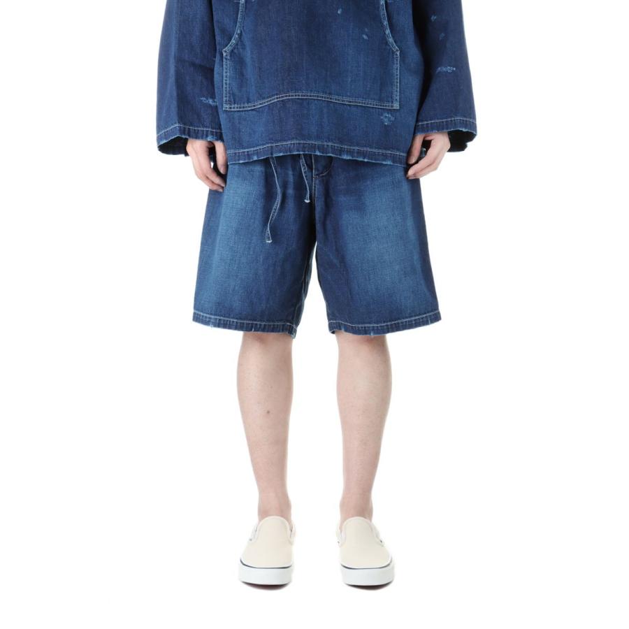 【P5倍 / SALE】Selvage Denim Mexican Shorts - INDIGO (22-030-MP-8010-1) MexiPa(メキパ) | MexiPa