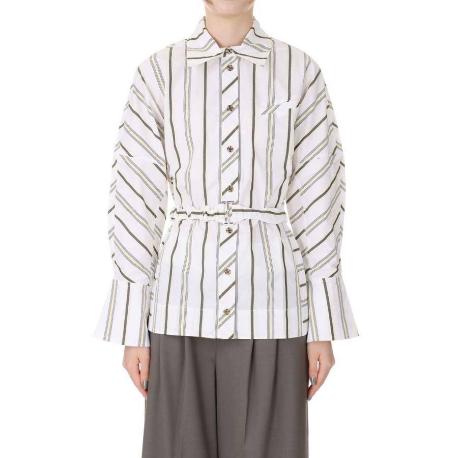 【P5倍 / SALE】Organic Cotton Striped Shirt (F6773) GANNI(ガニー) | GANNI | 03