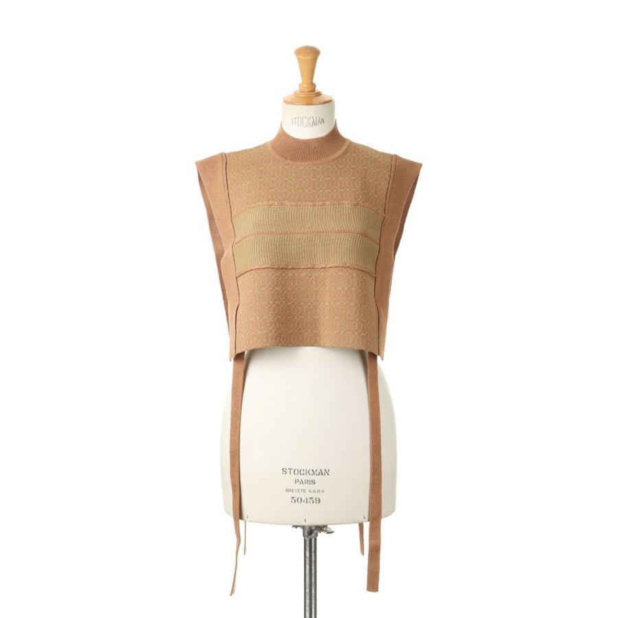 【SALE】TODAYFUL トゥデイフル  Jacquard Piping Vest -CAMEL (12210515) | TODAYFUL