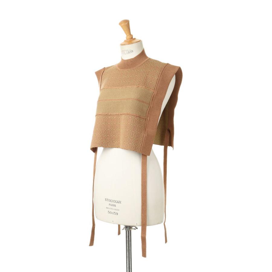 【SALE】TODAYFUL トゥデイフル  Jacquard Piping Vest -CAMEL (12210515) | TODAYFUL | 01