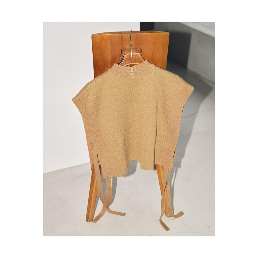 【SALE】TODAYFUL トゥデイフル  Jacquard Piping Vest -CAMEL (12210515) | TODAYFUL | 06