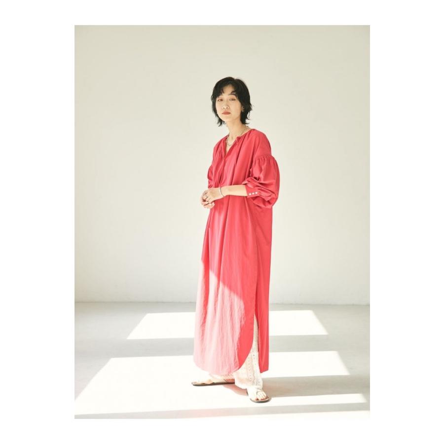 【SALE】TODAYFUL トゥデイフル Gather Caftan Dress -PINK (12210310) | TODAYFUL | 10