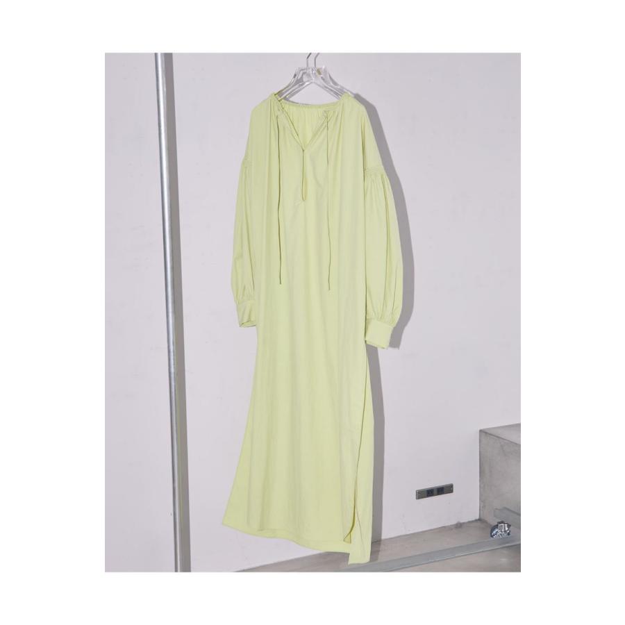 【SALE】TODAYFUL トゥデイフル Gather Caftan Dress -GREEN YELLOW (12210310) | TODAYFUL | 05