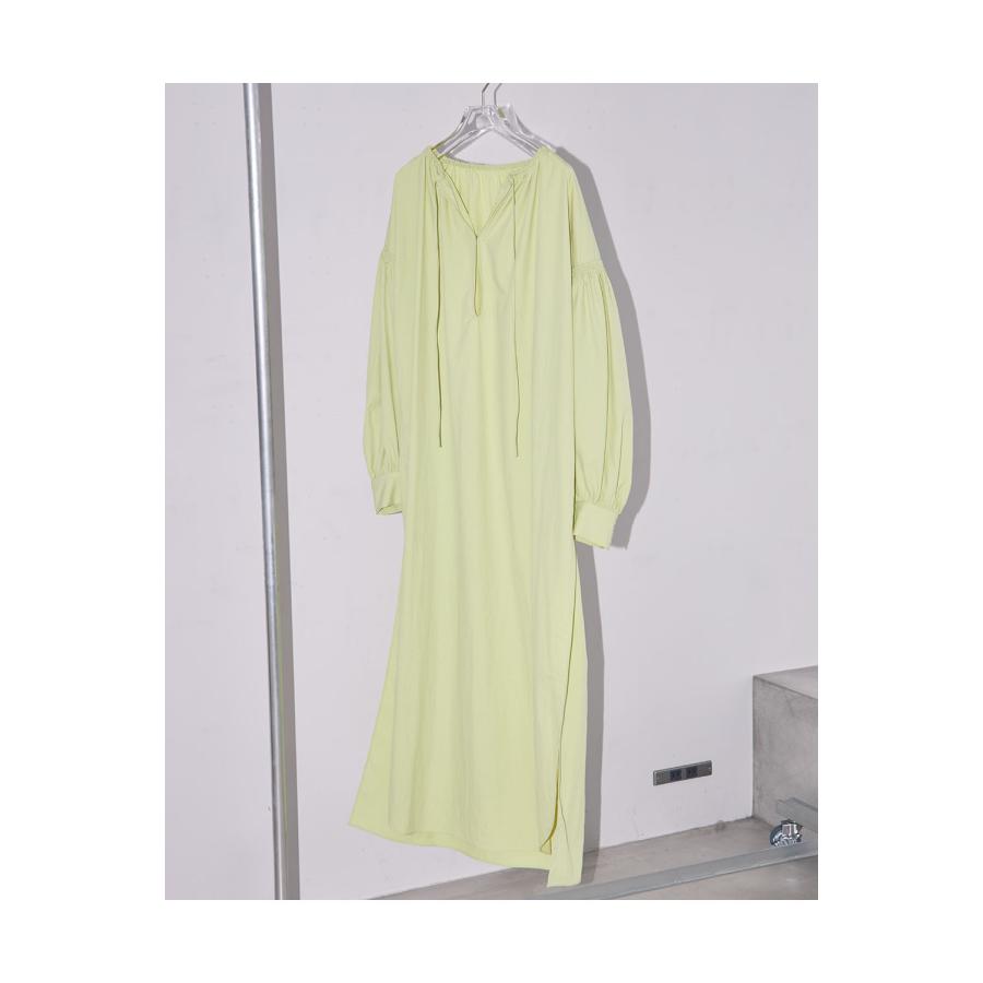 【SALE】TODAYFUL トゥデイフル Gather Caftan Dress -GREEN YELLOW (12210310) | TODAYFUL | 05