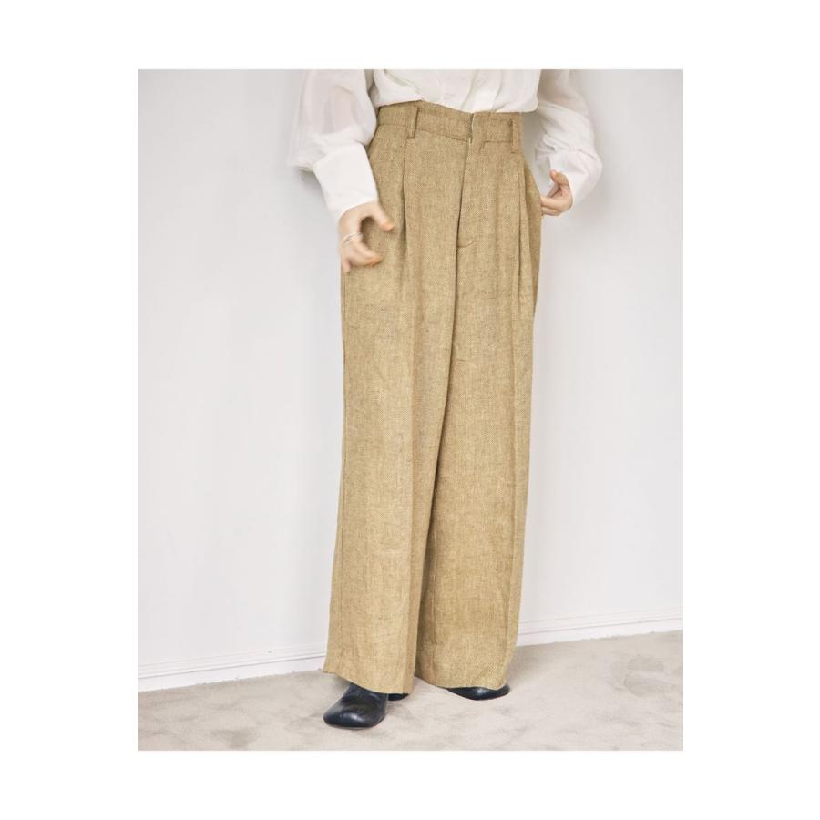 TODAYFUL トゥデイフル Tuck Linen Trousers （12210707） | TODAYFUL | 05