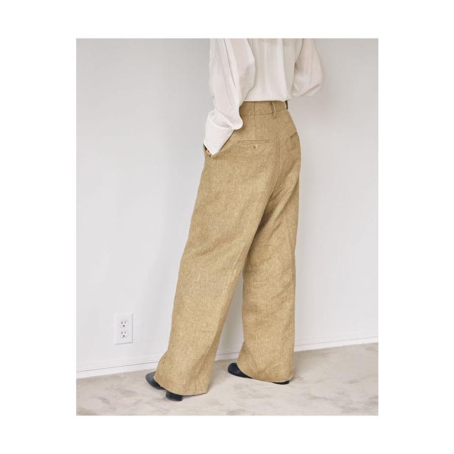 TODAYFUL トゥデイフル Tuck Linen Trousers （12210707） | TODAYFUL | 07