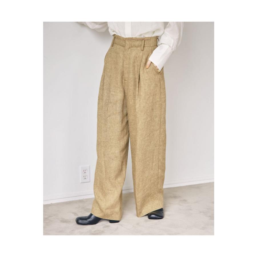TODAYFUL トゥデイフル Tuck Linen Trousers （12210707） | TODAYFUL | 08