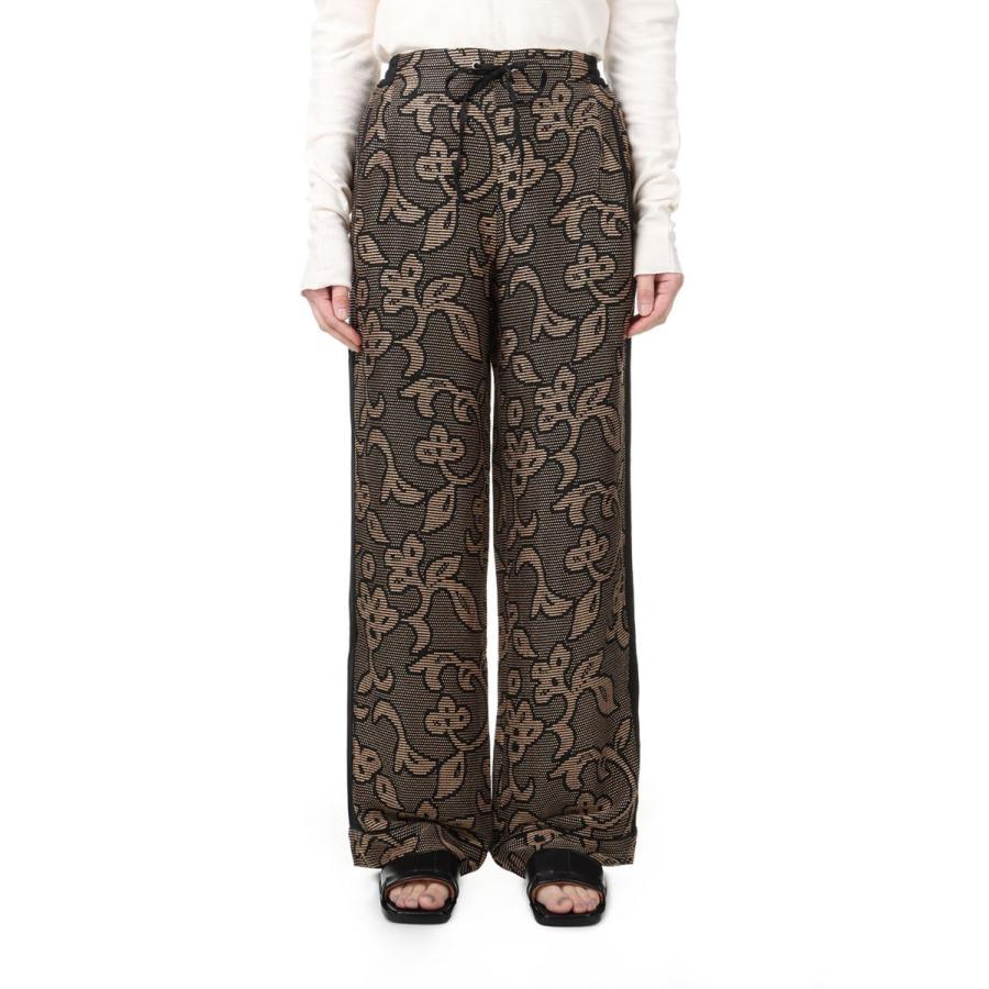 【美品】Todayful Jacquard Leaf Roughpants TODAYFUL（トゥデイフル）の「ジャガードリーフラフパンツ