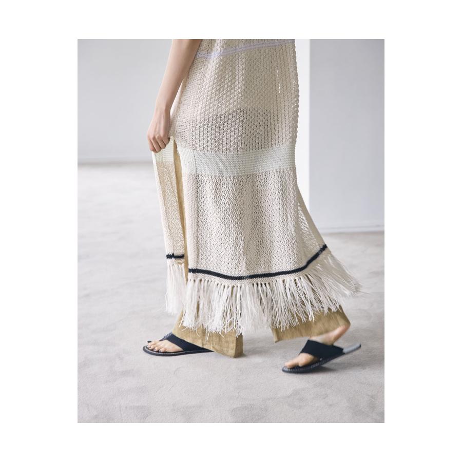 【SALE】Fringe Pattern Knitvest -ECRU (12210507) Todayful(トゥデイフル) | TODAYFUL | 10