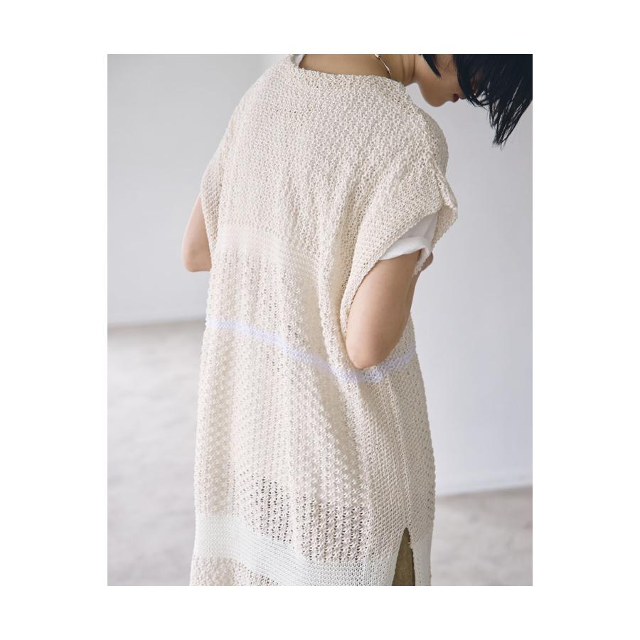 【SALE】Fringe Pattern Knitvest -ECRU (12210507) Todayful(トゥデイフル) | TODAYFUL | 11