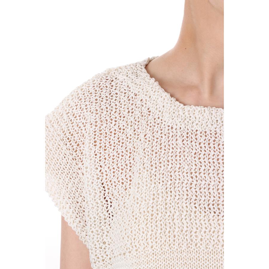 【SALE】Fringe Pattern Knitvest -ECRU (12210507) Todayful(トゥデイフル) | TODAYFUL | 03