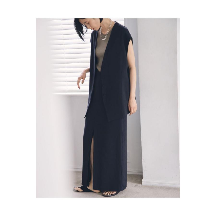 TODAYFUL トゥデイフル Collarless Twill Vest -BLACK（12110105） | TODAYFUL | 11