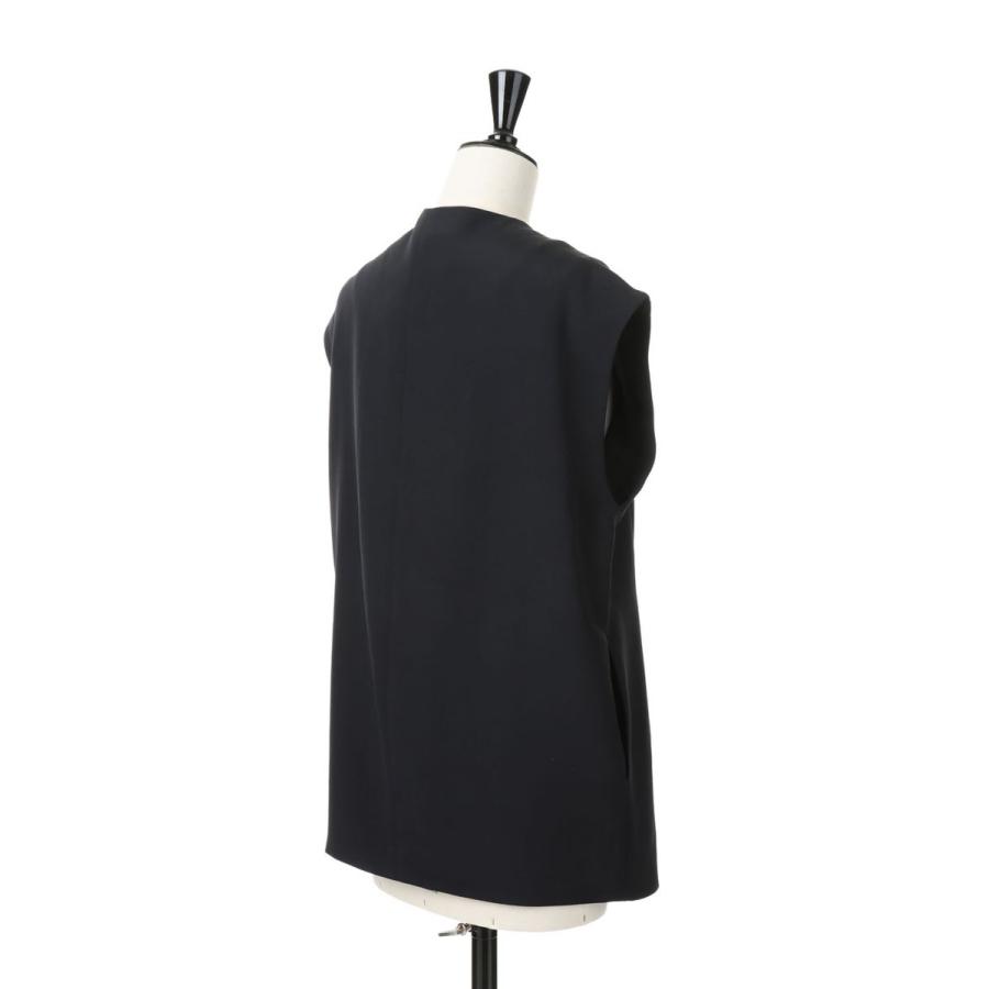 TODAYFUL トゥデイフル Collarless Twill Vest -BLACK（12110105） | TODAYFUL | 02