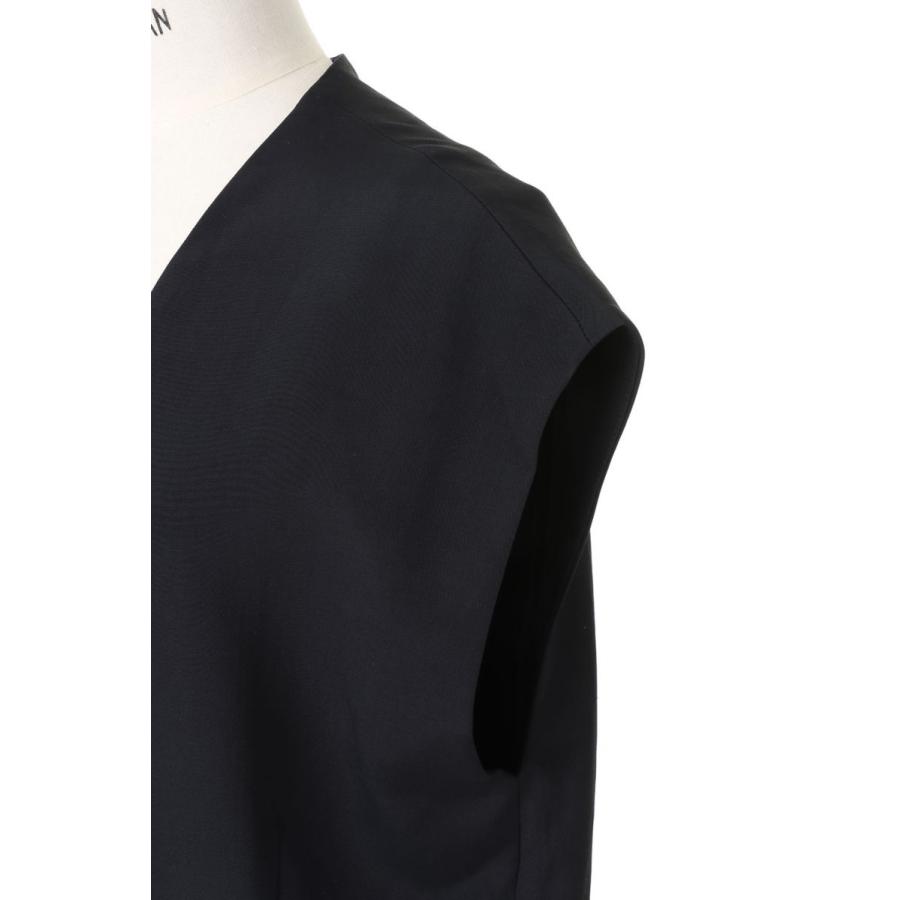 TODAYFUL トゥデイフル Collarless Twill Vest -BLACK（12110105） | TODAYFUL | 03