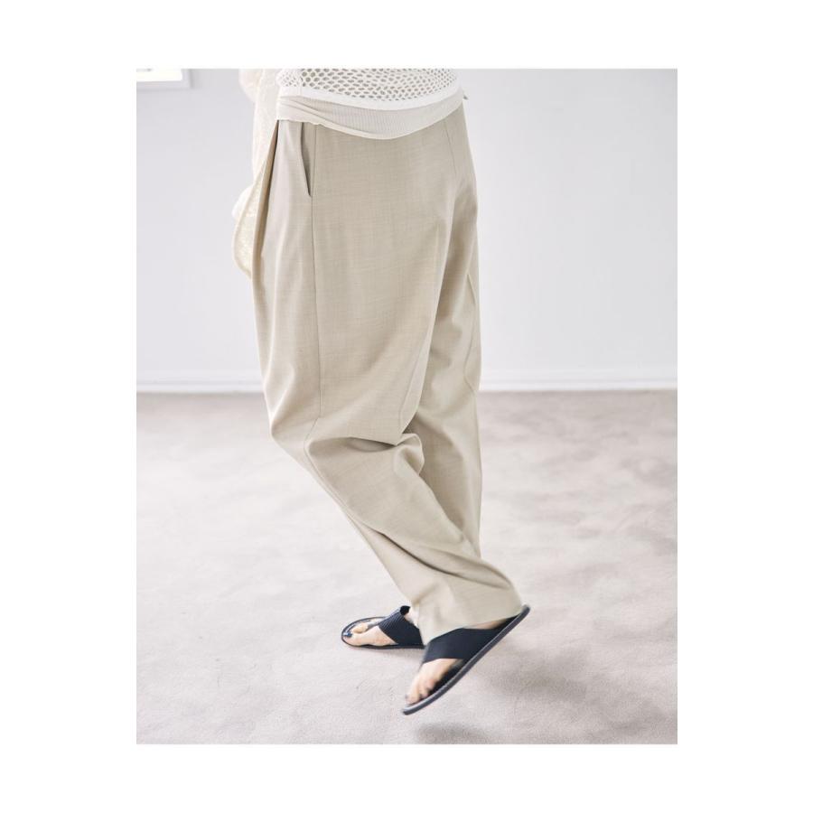 TODAYFUL トゥデイフル Highwaist Tuck Trousers -NATURAL （12110703） | TODAYFUL | 10