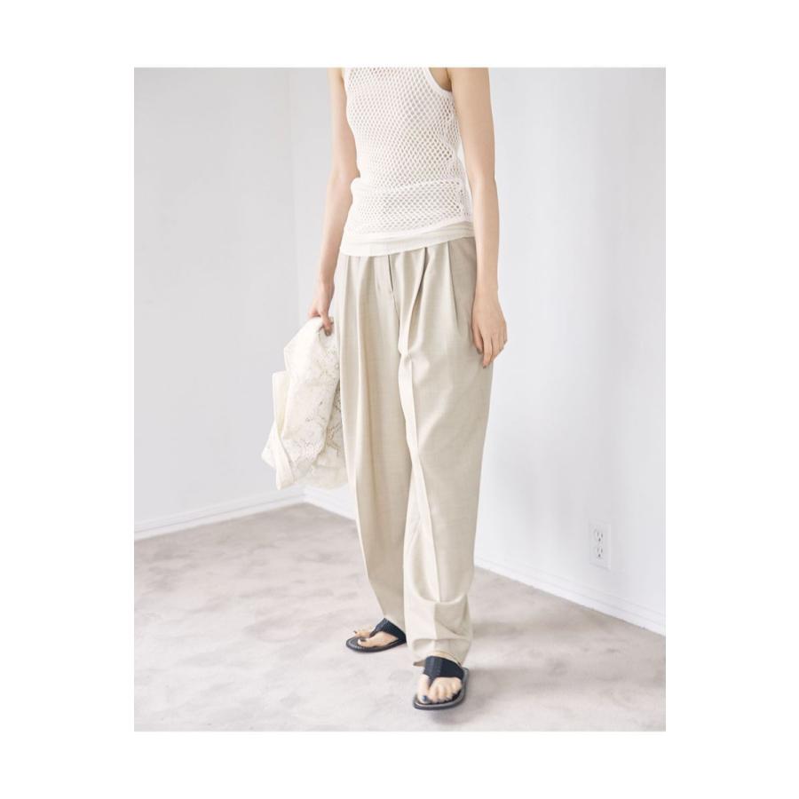 TODAYFUL トゥデイフル Highwaist Tuck Trousers -NATURAL （12110703） | TODAYFUL | 08