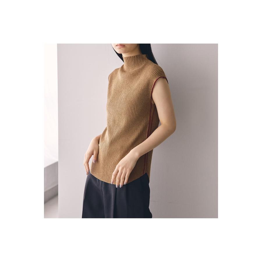 【SALE】Highneck Rib Tanktop -CAMEL (12210513) Todayful(トゥデイフル) | TODAYFUL | 05