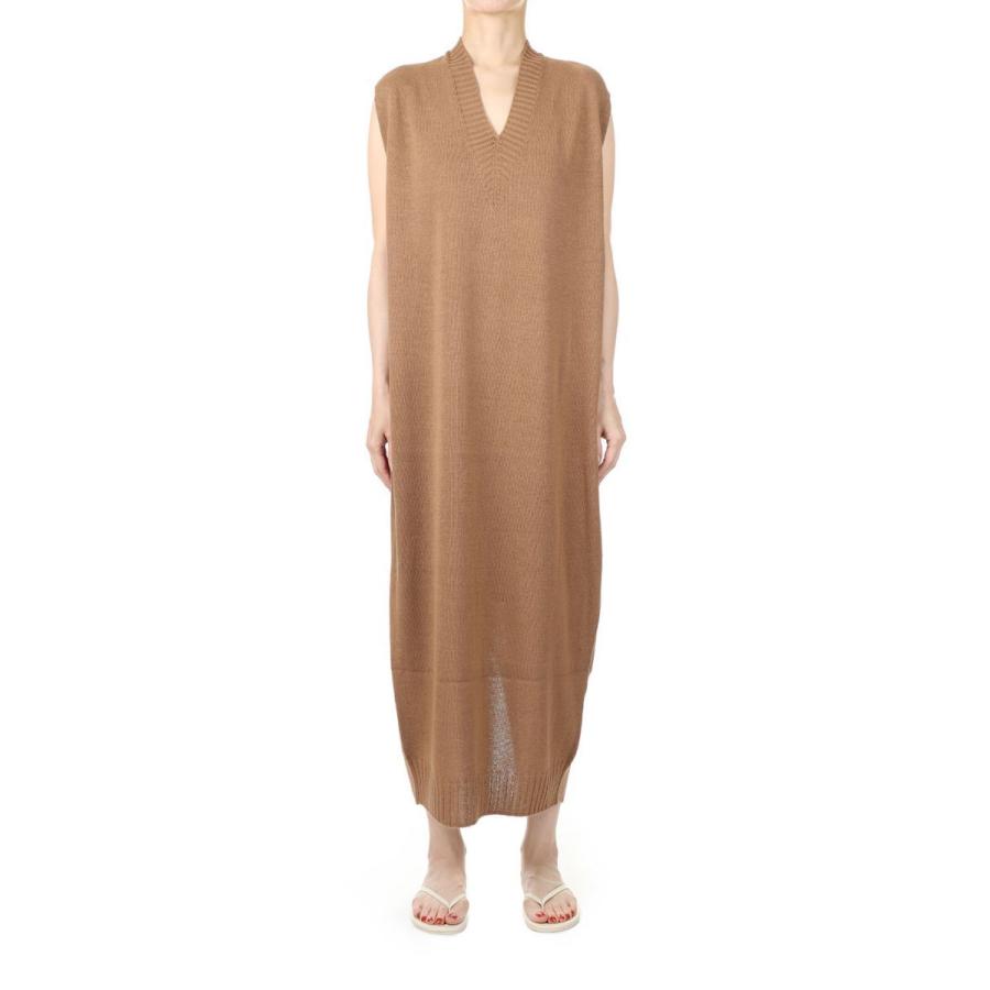 TODAYFUL トゥデイフル Vneck Seamless Dress -CAMEL （12210316） | TODAYFUL | 01