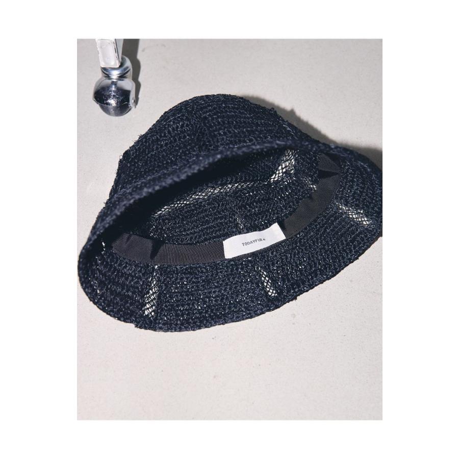 TODAYFUL トゥデイフル Abaca Bucket Hat -BLACK （12211014） | TODAYFUL | 01