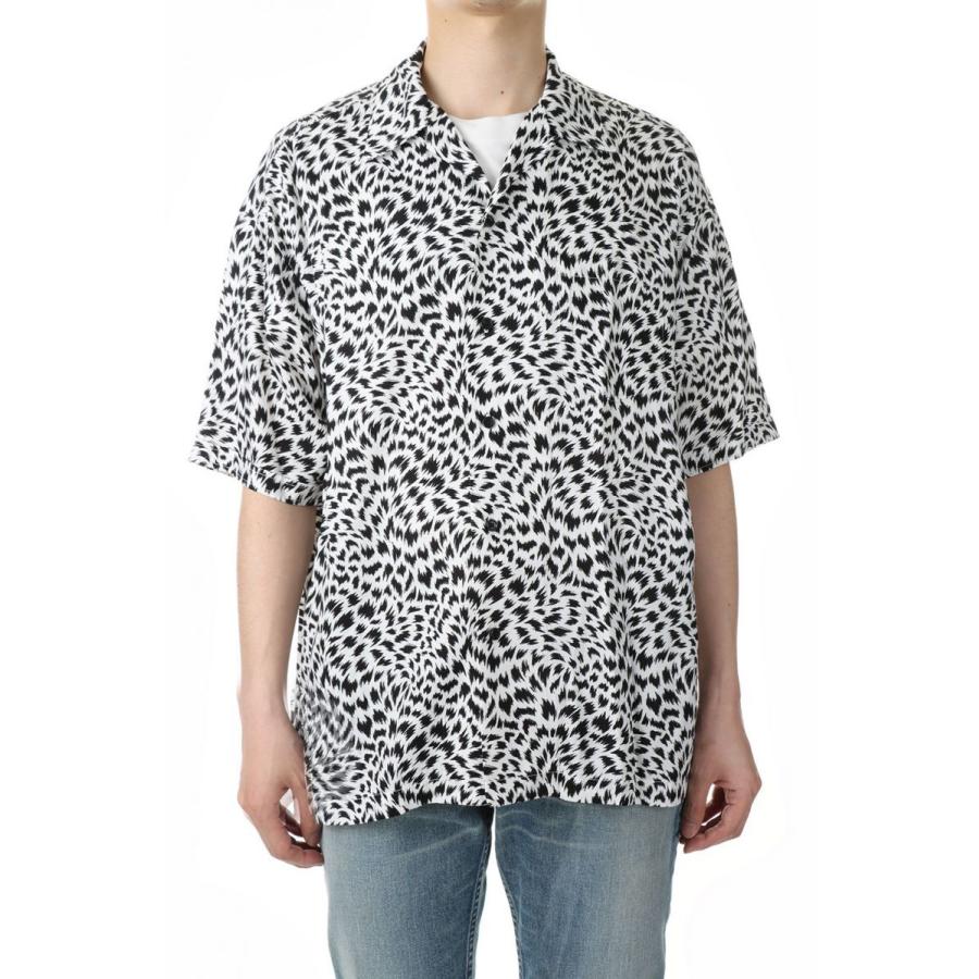 MINEDENIM 【SALE / 30%OFF】CD Leopard Denim S/S Open Collar SH WPT 