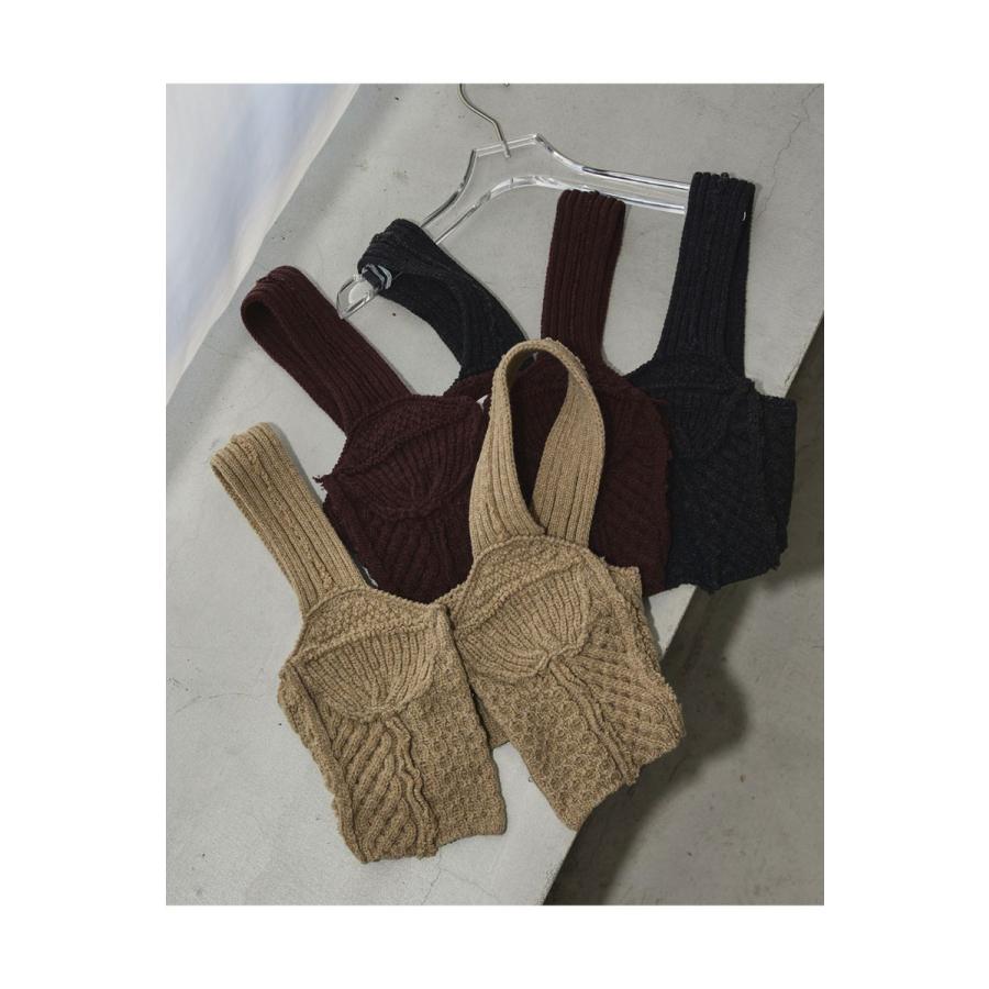 TODAYFUL トゥデイフル Patchwork Knit Bustier -C/GRAY（12220504） | TODAYFUL | 07